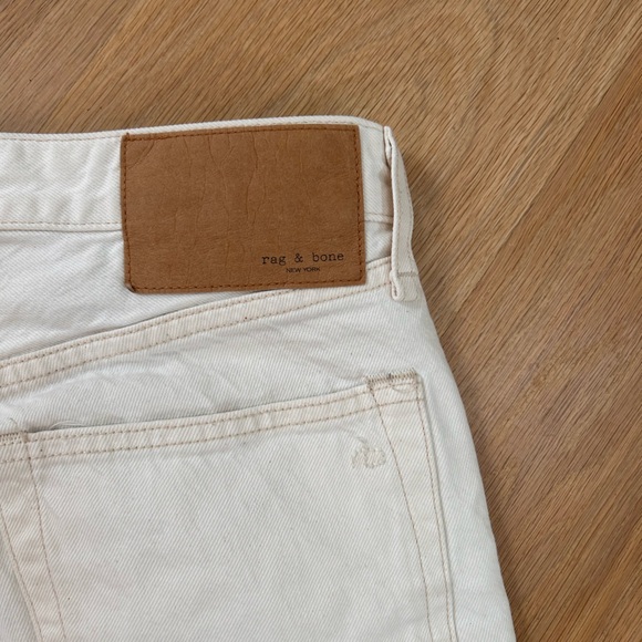 Rag and bone off white denim shorts - Picture 4 of 4